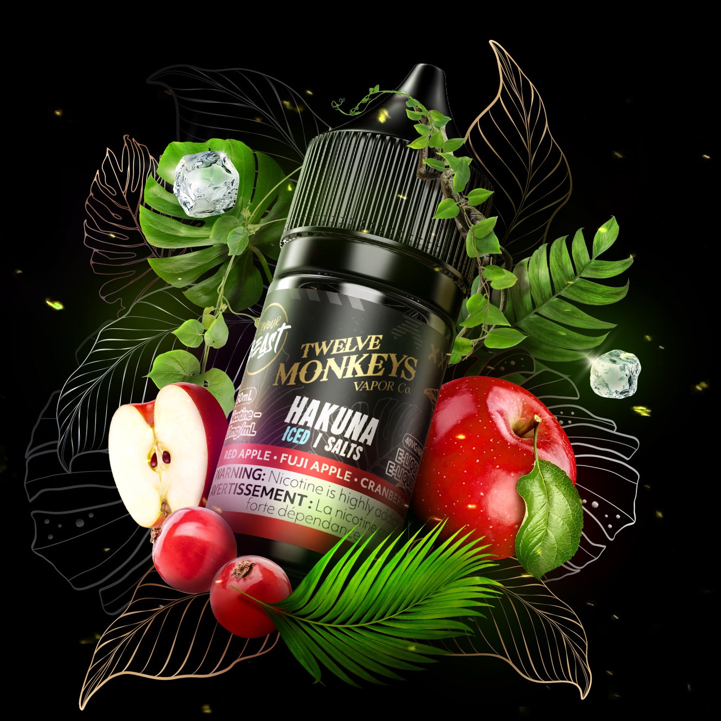 Flavour Beast x 12 Monkeys E-Liquid - 20mg/30mL