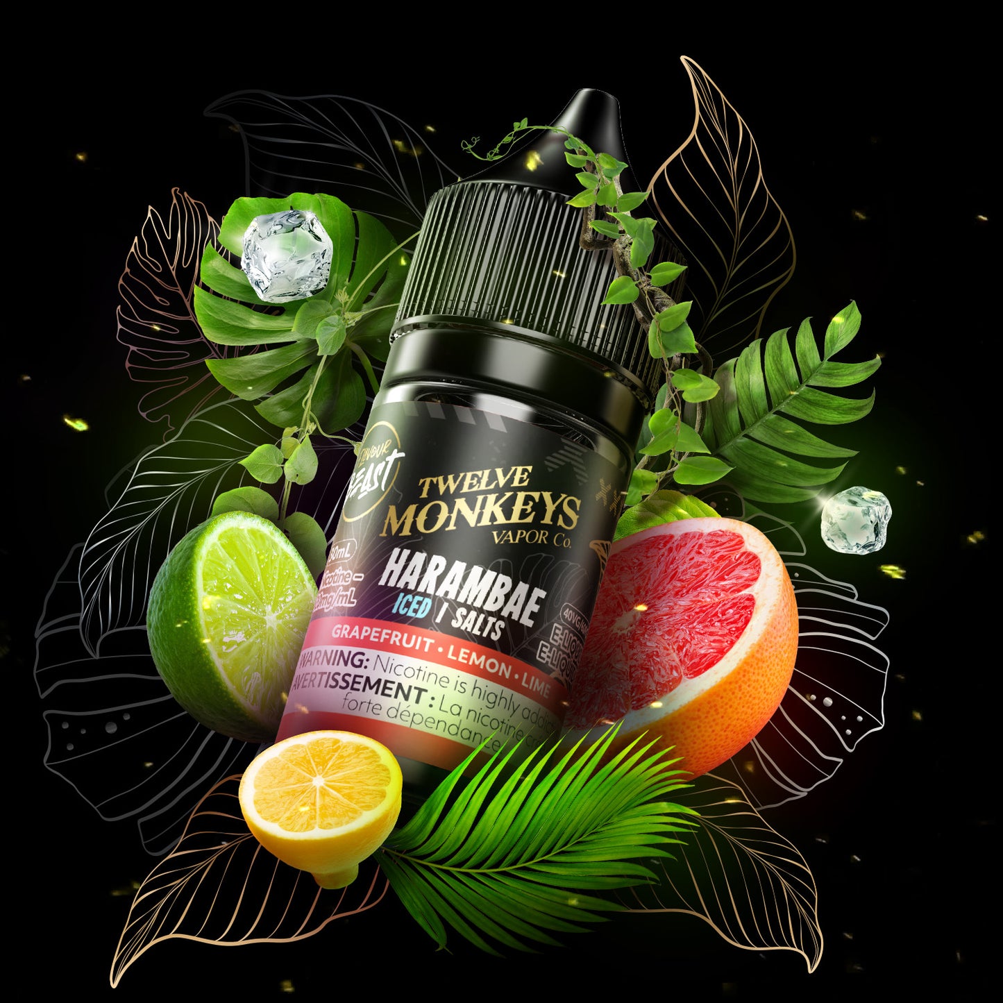 Flavour Beast x 12 Monkeys E-Liquid - 20mg/30mL