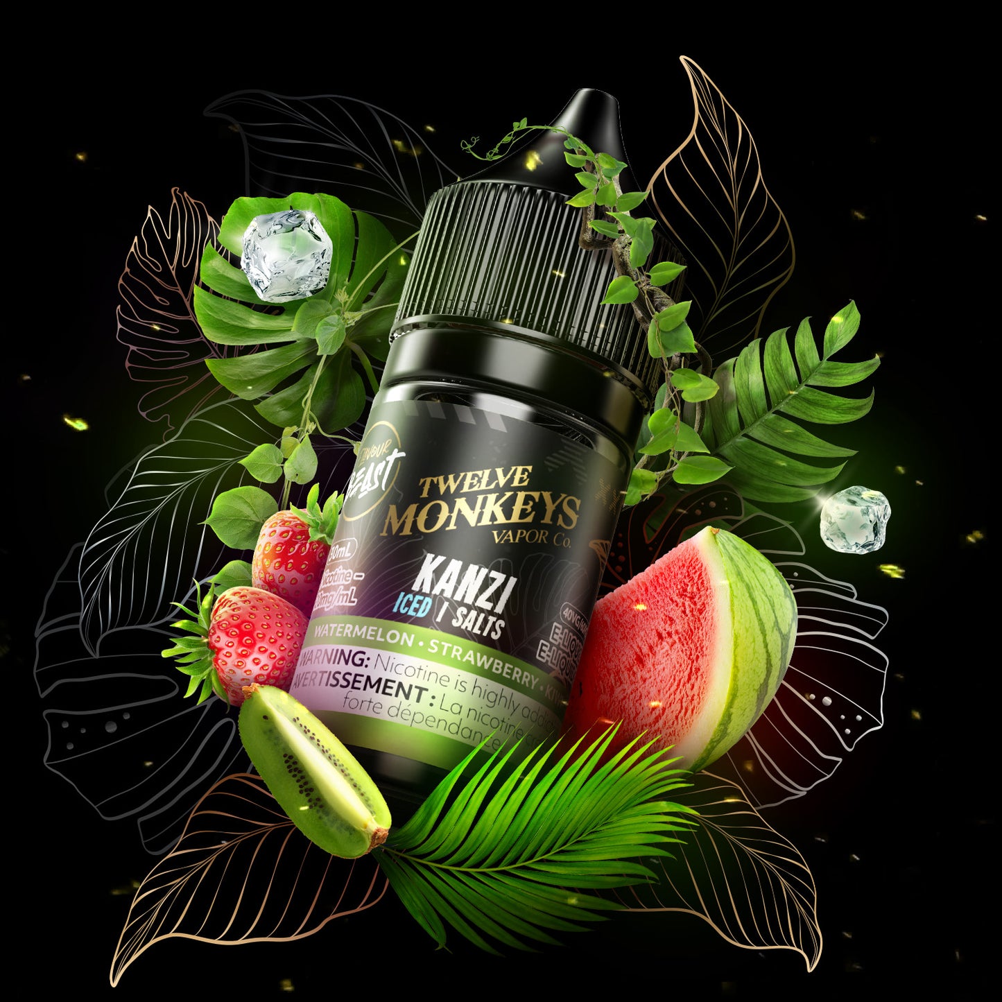Flavour Beast x 12 Monkeys E-Liquid - 20mg/30mL