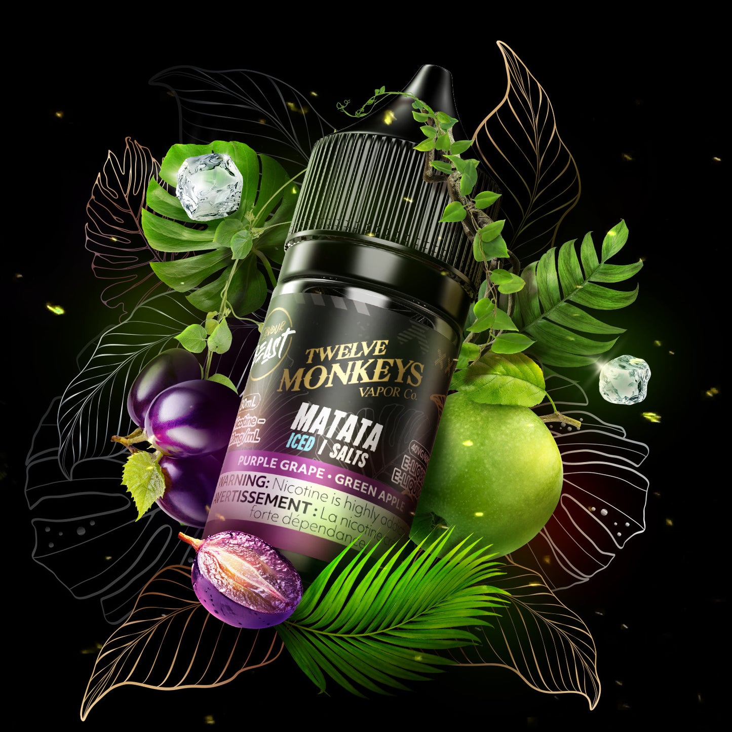 Flavour Beast x 12 Monkeys E-Liquid - 20mg/30mL