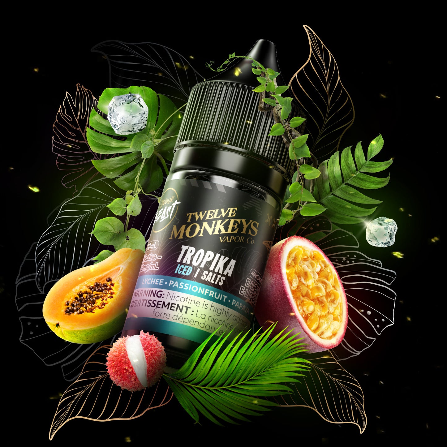 Flavour Beast x 12 Monkeys E-Liquid - 20mg/30mL